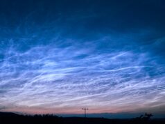 Lysende natskyer – Sådan fotograferer du Noctilucent clouds Noctilucent-clouds